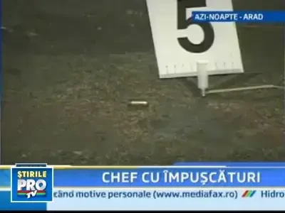 Scandal cu focuri de arma la Arad! Un barbat a ajuns la spital