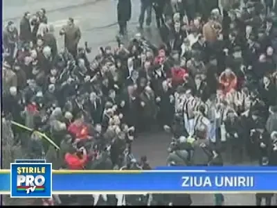 Mii de romani sarbatoresc Unirea la Iasi!