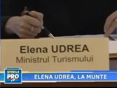 Elena Udrea promite 40 de milioane de euro pentru o olimpiada la Azuga