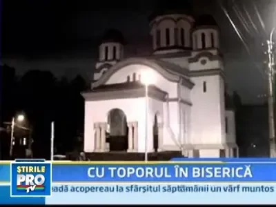 Expertiza psihiatrica pentru tanarul care a intrat cu toporul in biserica