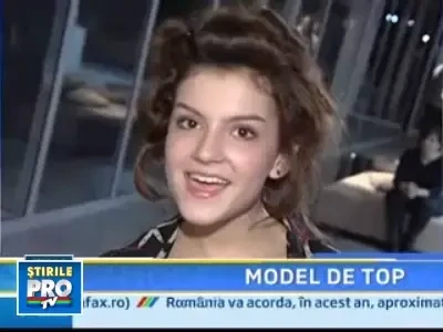 O romanca, printre cele mai frumoase tinere modele ale lumii