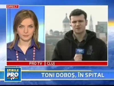 Toni Dobos, din nou la spital