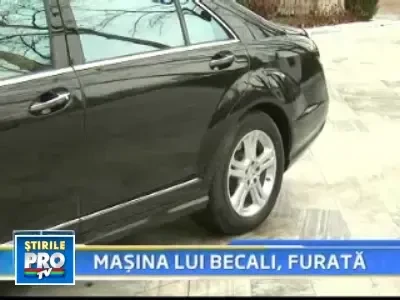 Se intampla si la case mari! Lui Gigi Becali i s-a furat masina de sub nas