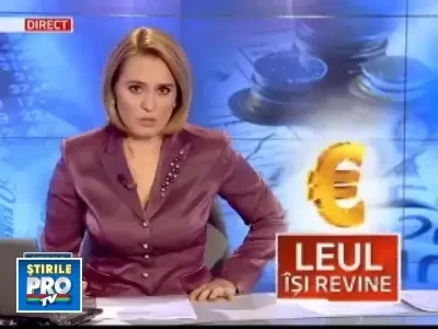 Leul mai castiga un meci: euro a scazut la 4,21 de lei
