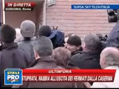 Sase romani acuzati de viol, cat pe ce fie linsati in Italia