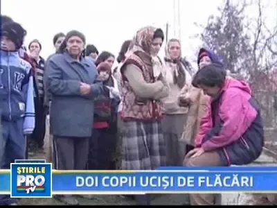 Doi copii au murit dupa ce casa lor a fost cuprinsa de flacari