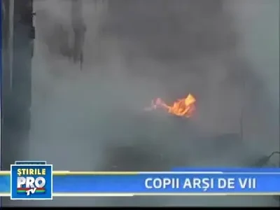 Doi copii din Murfatlar au murit arsi de vii in casa!