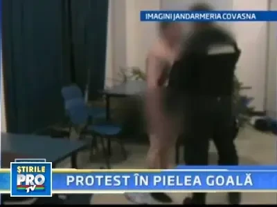 Striptease la Jandarmeria din Sfantul Gheorghe!