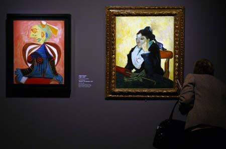 Oamenii s-au calcat in picioare la expozitia "Picasso si maestrii"!