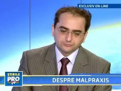 A. Avramescu: Nu exista cazuri de malpraxis castigate definitiv in instanta