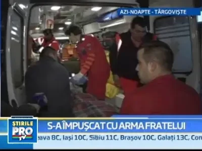 S-a intors de la discoteca si s-a impuscat in cap cu pistolul fratelui sau