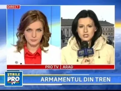 O grenada si mai multe cartuse, descoperite in trenul Bucuresti-Viena