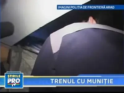 O grenada si zece cartuse, descoperite in trenul Bucuresti-Viena