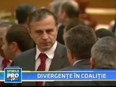 Persista divergentele in Coalitie!