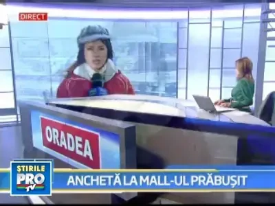 Ancheta de proportii in cazul prabusirii mall-ului de la Oradea