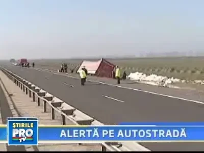 Tragedie uriasa evitata pe Autostrada Soarelui