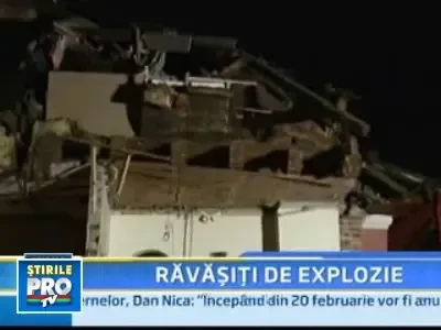 Infern in inima Bucurestiului! O explozie puternica a distrus o vila