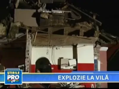 Infern in inima Bucurestiului! O explozie puternica a distrus o vila
