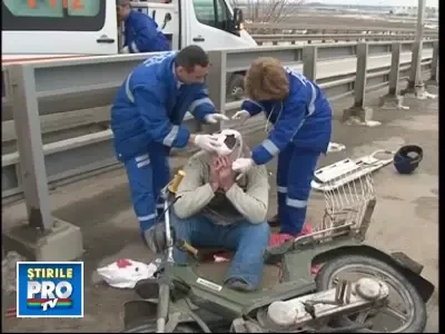 Plimbare pe scuter sub aburii alcoolului, sfarsita la spital