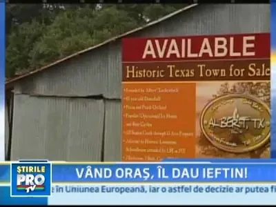 Tu ai cumpara un oras cu patru locuitori?