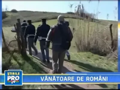 Vanatoare de romani in Italia! 200 de politisti pe urma celor 2 violatori!