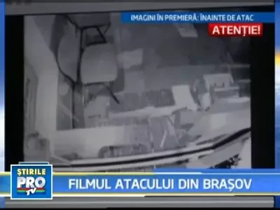 Imagini surprinse chiar inaintea sangerosului jaf de la Brasov! VEZI VIDEO!
