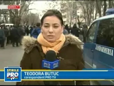 Au inghetat de frig protestand pentru drepturile lor