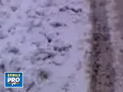 Zimnicea sufocata de nameti! Statul de zapada atinge 35 de cm si inca ninge