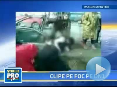 Groaznic accident la iesirea din Bucuresti, pe DN1! Cinci oameni raniti