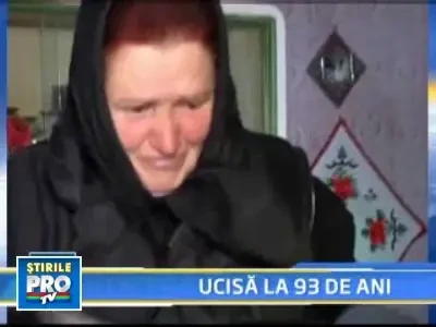 Batrana de 93 de ani, ucisa in bataie pentru banii de inmormantare!