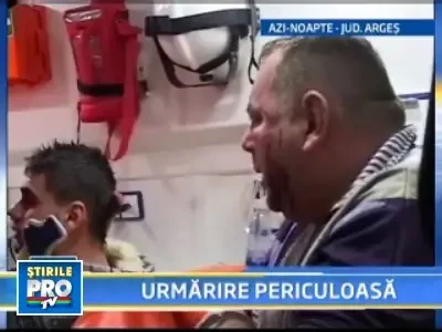 Focuri de arma in Arges. Politistii au incercat sa opreasca un sofer