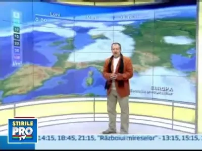 Vezi cum va fi vremea in Europa si in principalele orase din tara!