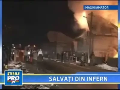 Cabana pusa la pamant de un incendiu, in doar 20 de minute!