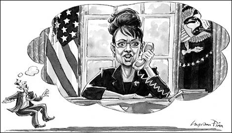 Sarah Palin, noul presedinte al SUA