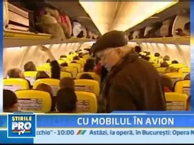 S-a dat liber la folosirea telefoanelor mobilelor in avion!