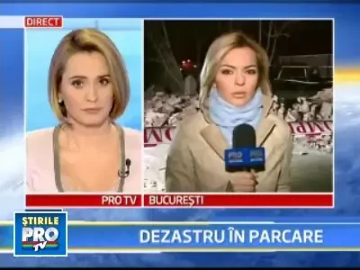 Cinci masini facute praf, dupa ce un zid vechi de 60 de ani s-a prabusit!