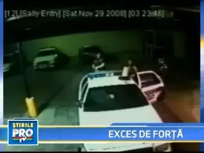 Zel de politist: un om al legii bruscheaza o fata de numai 15 ani