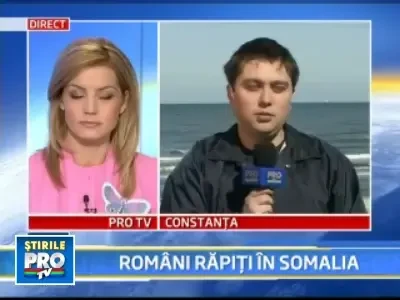 Doi marinari romani rapiti de piratii somalezi!