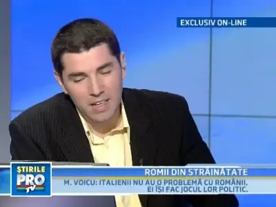 M. Voicu: Italienii ii folosesc pe tigani pentru munca la negru