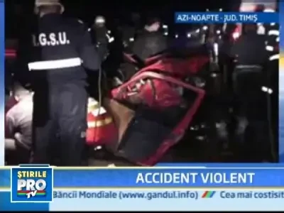 Accidente teribile cu un mort si raniti grav in Arges si Timis