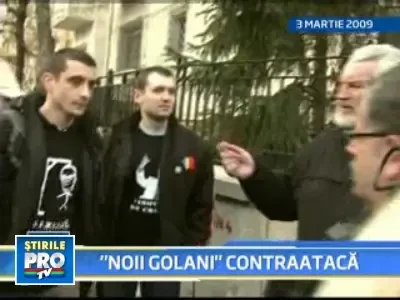 "Golanii" care protestat la usa lui Iliescu vor depune o plangere penala