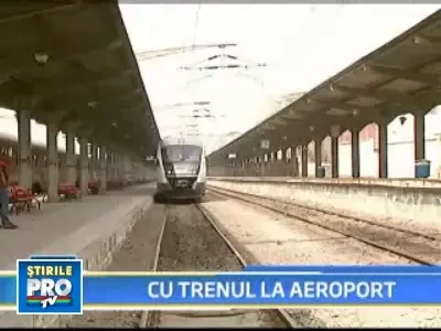 S-a dat drumul la trenul catre Aeroportul Henri Coanda!