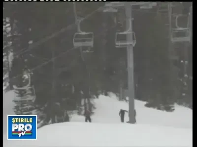 Operatiune de salvare dramatica: 89 de schiori, blocati in telescaune!