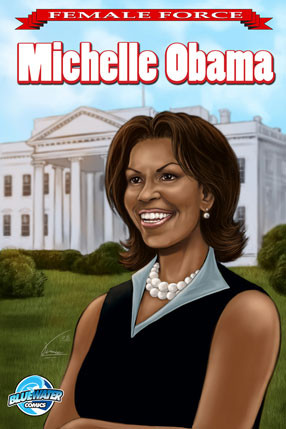 Michelle Obama, Hillary Clinton si Sarah Palin, in benzile desenate