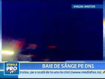 Carnagiu pe DN1! Cinci oameni si-au pierdut viata