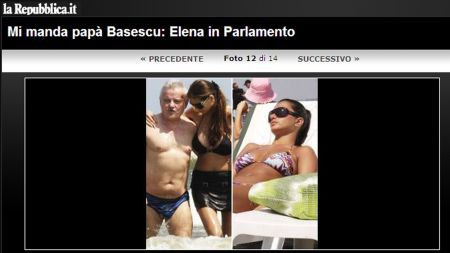 Italienii au confundat-o pe Elena Basescu cu Monica Columbeanu!