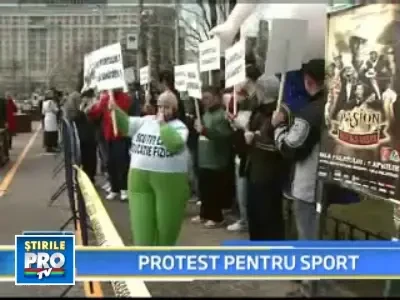 Protest in strada: Nu scoateti orele de sport din programa scolara!