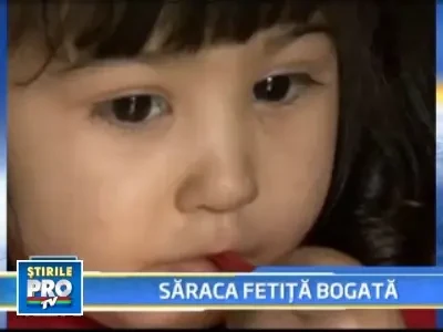 Traieste intr-o saracie lucie, desi este mostenitoarea unei mici averi!