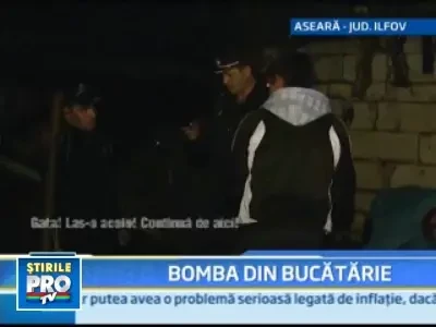 O butelie defecta a facut prapad in localitatea Glina din Ilfov!