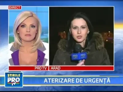 Aterizare de urgenta la Timisoara. Unui pasager i s-a facut rau in avion